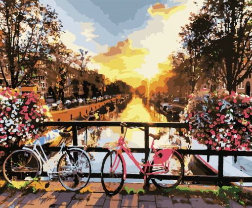 Amsterdam Sunset paint by numbers