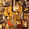 Abstract Violin Paint by numbers