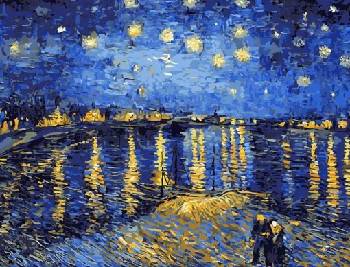 The Starry Night Over The Rhone Paint by numbers