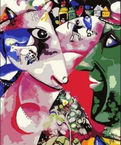 Me And My Village Marc Chagall paint by numbers