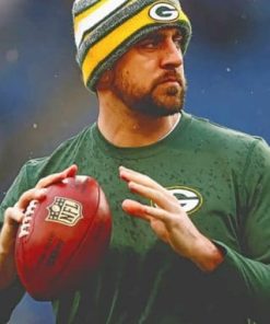 Aaron Rodgers Player paint By Number