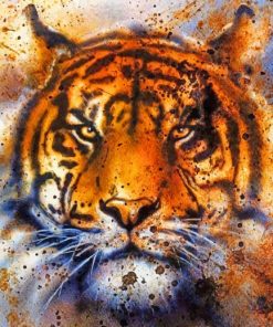 Abstract Tiger Paint By Numbers