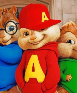 Alvin And The Chipmunks Paint By Numbers