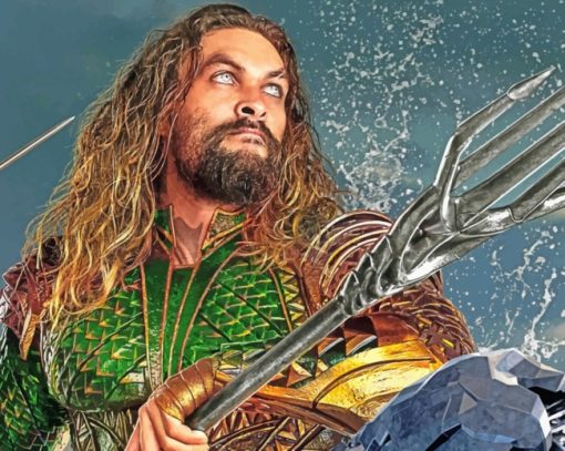 Aqua man Atlantis Paint By Numbers