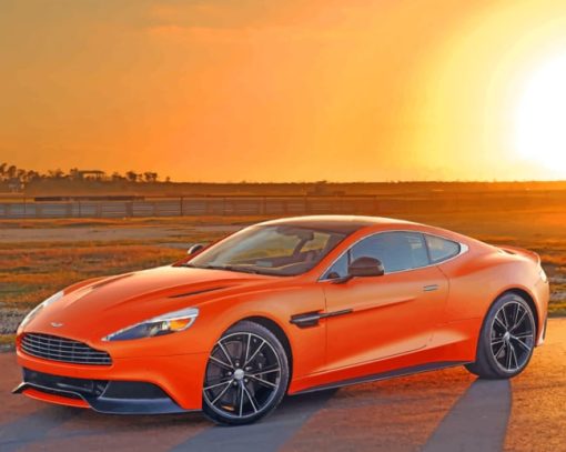 Aston Martin Vanquish Vehicle paint by numbers