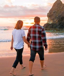 Beach Couples Paint By Numbers