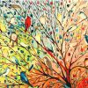 100 Colorful Birds paint by numbers