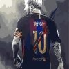 Bricolage-colorings-images-par-num-ros-avec-Lionel-Andr-s-Messi-image-dessin-Relief-peinture-par