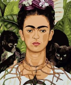 Frida Kahlo paint by numbers