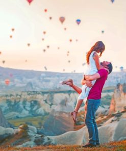 Cappadocia Couples Paint By Numbers