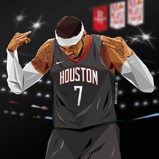 Carmelo Anthony paint By Numbers