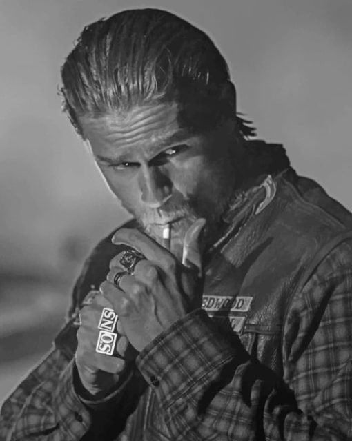 Charlie Hunnam From Sons Of Anarchy paint by numbers