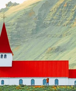 Church In Vik Iceland paint by numbers