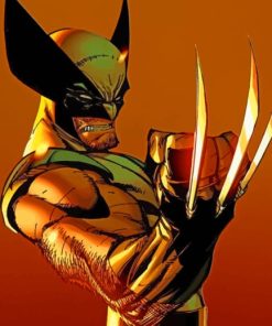 Classic Wolverine From Marvel paint by numbers