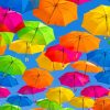 Colorful Umbrellas Paint By Numbers