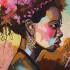 Young African Woman paint by numbers