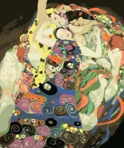 The Maiden Gustav Klimt Paint by numbers