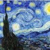 Starry Night Vincent Van Gogh paint by numbers