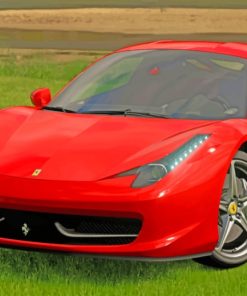 Ferrari 458 Italia 09 paint by numbers