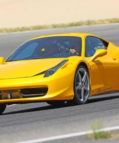 Ferrari 458 Italia paint by numbers