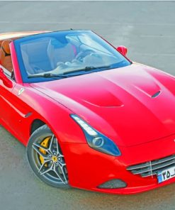 Ferrari California T paint by numbers