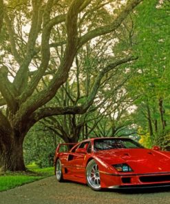 Ferrari F40 paint by numbers