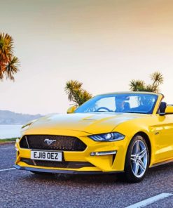 Ford Mustang GT Convertible Paint By Numbers