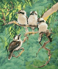 Laughing Kookaburra paint by numbers