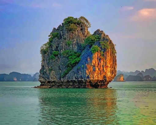 Halong Bay Vietnam paint by numbers