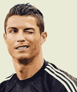 Handsome-Cristiano-Ronaldo-DIY-Sport-Paint-By-Numbers-PBN-7305