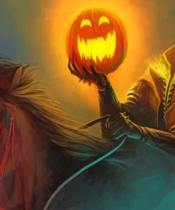 Headless Horseman paint by numbers