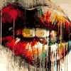 Exciting Lips paint by numbers