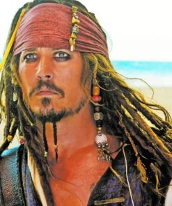 Jack Sparrow Paint By Numbers