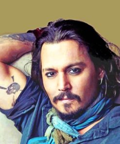 Johnny Depp Tattoo Paint By Numbers