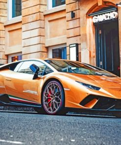 Lamborghini Huracan Performante paint by numbers