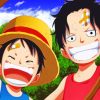 Luffy and Ace Paint By Numbers