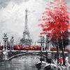 Seine River Through Paris paint by numbers