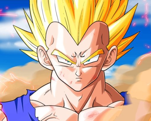 Majin Vegeta Paint By Numbers