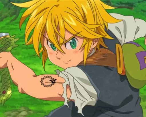 Nanatsu No Taizai Meliodas paint by numbers