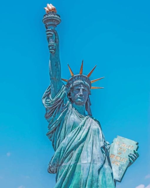 New York Liberty Statue paint by numbers