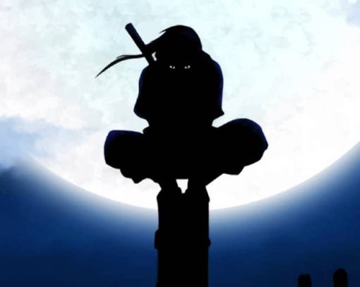 Night Ninja Itachi paint by numbers