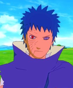 Obito With Different Eyes Paint By Numbers