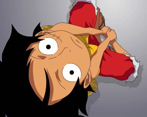 One Piece Monkey D Luffy paint by numbers