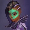 Overwatch Sombra paint by numbers