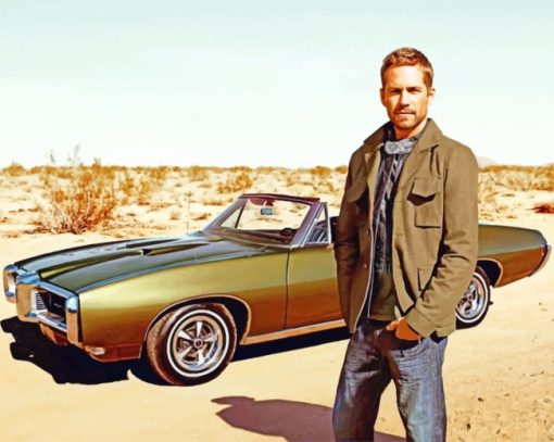 Paul Walker Paint By Numbers