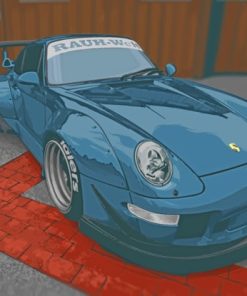 Porsche Rauh Welt paint by numbers