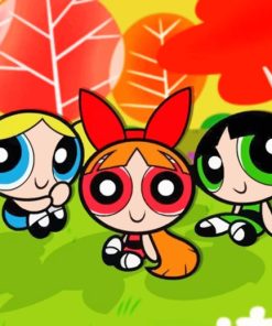 Power-Puff-Girls Paint By Numbers