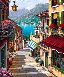 Bellagio Village paint by numbers