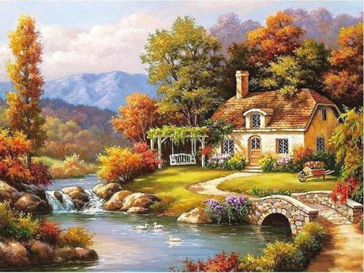 RUOPOTY-Frame-Fairyland-Landscape-Diy-Painting-By-Numbers-Kits-Coloring-Painting-By-Numbers-Unique-Gift-For