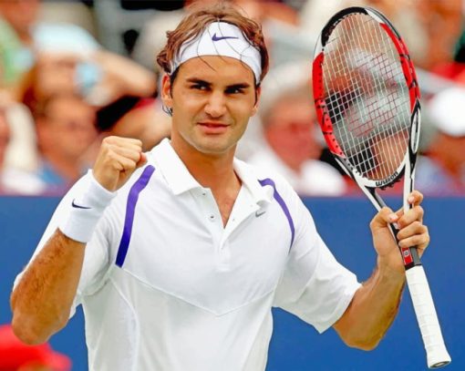 Roger Federer The Champion Paint By Numbers